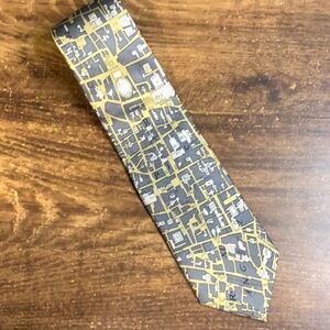 Men’s Civitas Map of Rome Tie